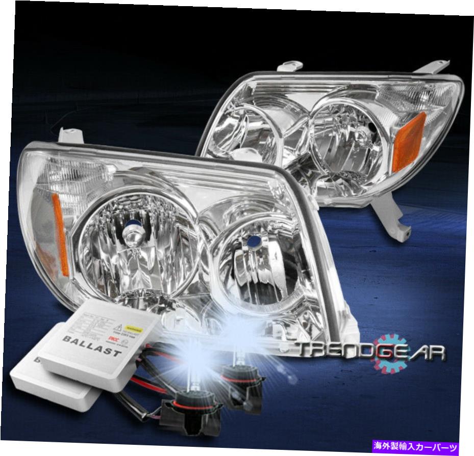 USヘッドライト 2003年から2005年トヨタ4RUNNER 4ランナークロームクリスタルヘッドライトW / 8KキセノンHID FOR 2003-2005 TOYOTA 4RUNNER 4 RUNNER CHROME CRYSTAL HEADLIGHTS W/8K XENON HID【並行輸入品】 46,814円