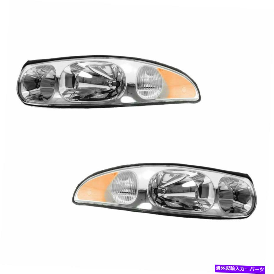 USヘッドライト ヘッドライトヘッドランプペアセット00-05 Buick Lesabre Limitedモデル Headlights Headlamps Pair Set for 00-05 Buick LeSabre Limited Models【並行輸入品】