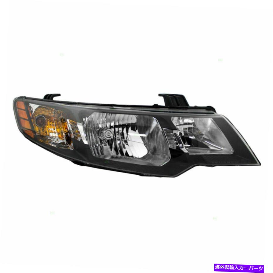 USヘッドライト 10-13キアフォルテのための新しい乗客ハロゲンヘッドライトヘッドランプレンズアセンブリ New Passengers Halogen Headlight Headlamp Lens Assembly for 10-13 Kia Forte【並行輸入品】