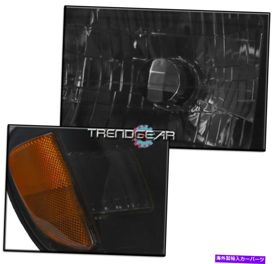 USヘッドライト 2000年から2004年トヨタツンドラ登録/ ACCキャブブラック/スモークヘッドライトW / LED DRL + HIDキット FOR 2000-2004 TOYOTA TUNDRA REG/ACC CAB BLACK/SMOKE HEADLIGHTS W/LED DRL+HID KIT【並行輸入品】