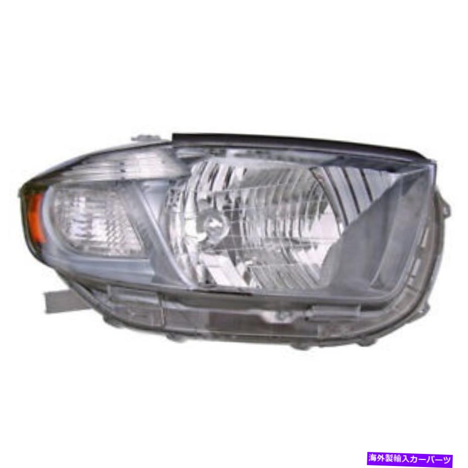 USヘッドライト 08-10ハイランダースポーツヘッドライトヘッドランプフロントヘッドライト右乗客 For 08-10 Highlander Sport Headlight Headlamp Front Head Light Right Passenger【並行輸入品】