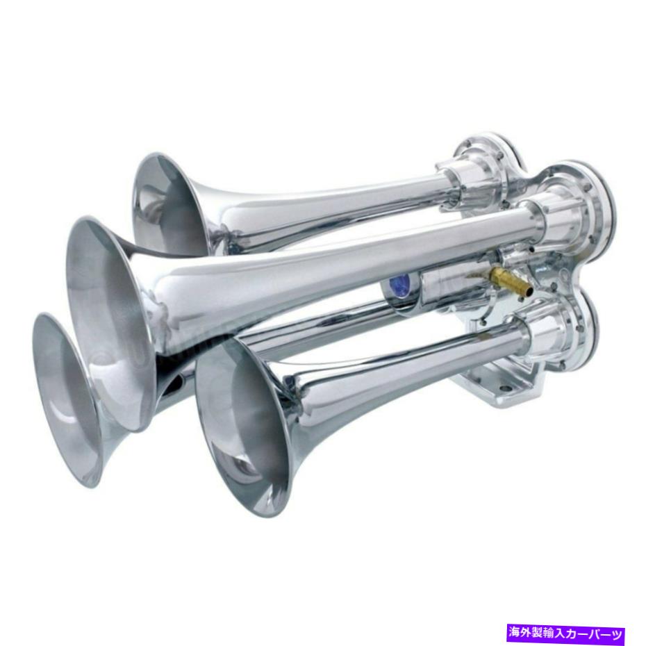 horns ユナイテッドパシフィック46123 4トランペットクロームトレインホーン United Pacific 46123 4 Trumpet Chrome Train Horn【並行輸入品】