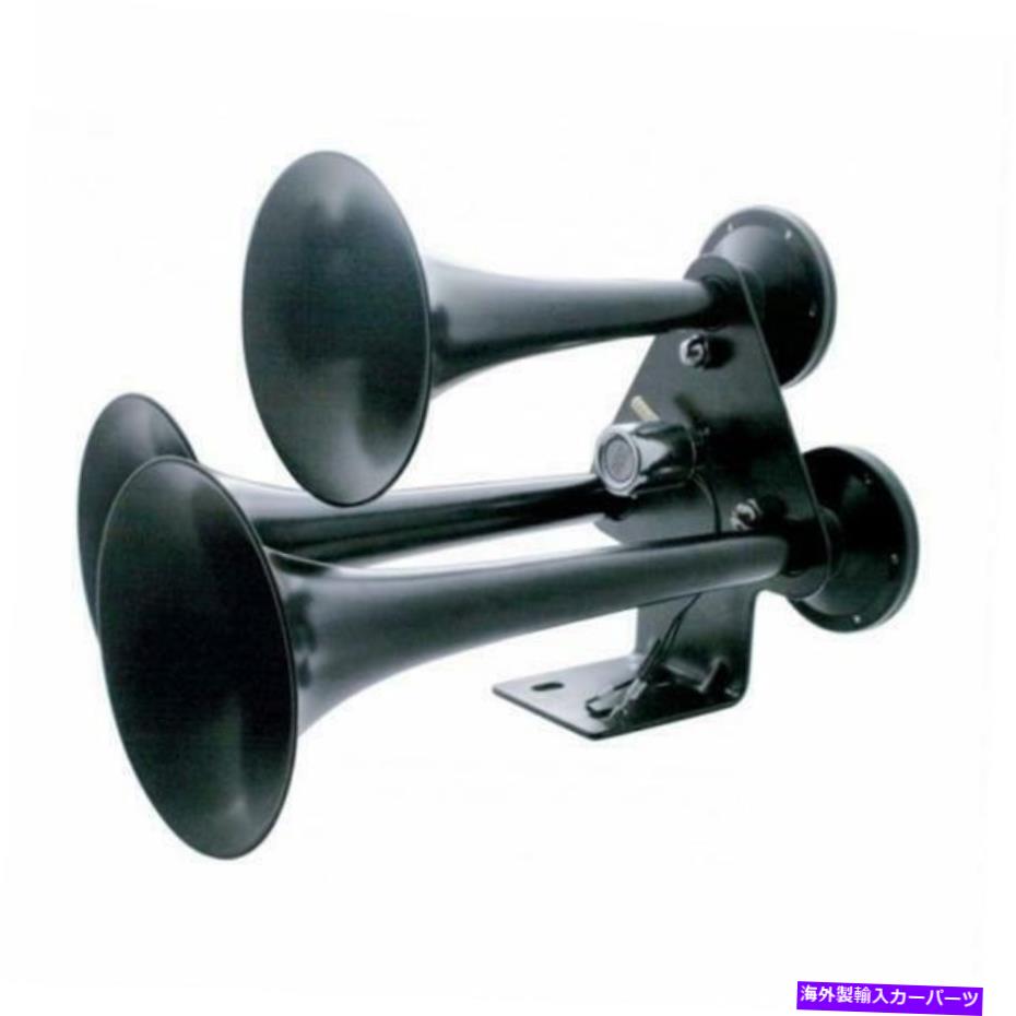 horns ユナイテッドパシフィック46127ブラック3トランペットトレインホーン United Pacific 46127 Black 3 Trumpet Train Horn【並行輸入品】