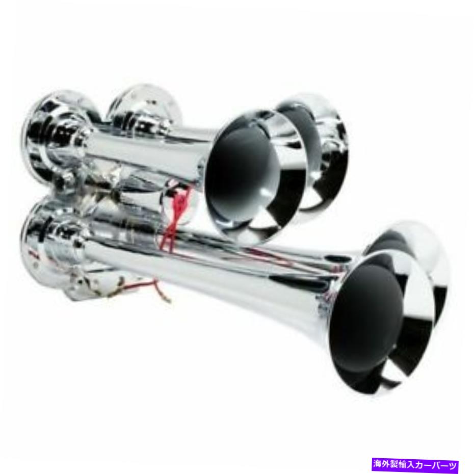 【楽天市場】horns Kleinn Air Horns Chromeコンパクトクワッドエアホーン141 Kleinn Air Horns