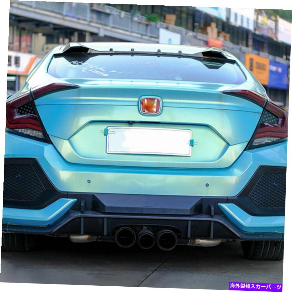USテールライト LEDテールランプがホンダのCivic 2016-2021のためにフィットするために吸い込みリアライトLEDのダイナミックシグナル LED Tail Lamps Fit For Honda Civic 2016-2021 Smoke Rear Light LED Dynamic Signal【並行輸入品】