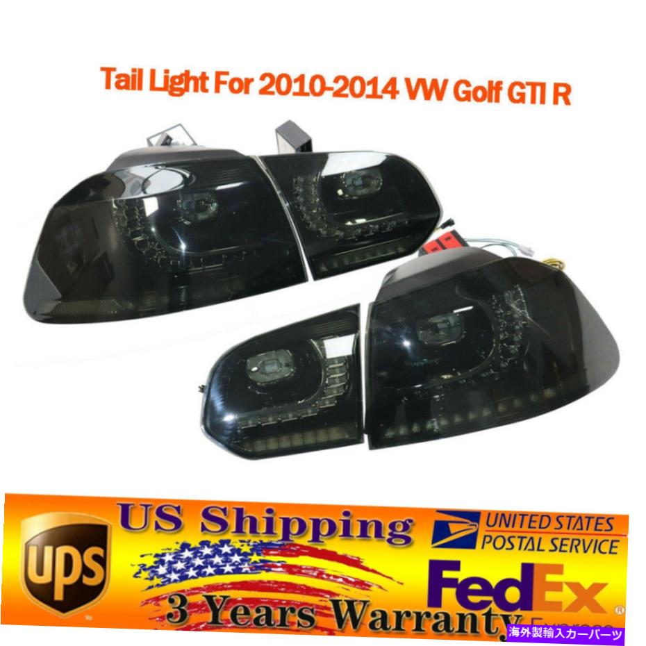 USテールライト 2010-2014のためのテールライトVolkswagen Golf＆GTI左右w /順次信号 Tail Light for 2010-2014 Volkswagen Golf & GTI Left Right w/ Sequential Signal【並行輸入品】