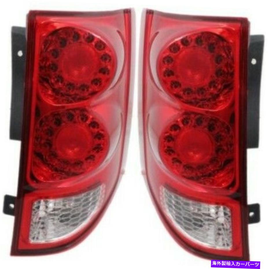 USテールライト 2011-2017 Dodge Grand Caravan CLR / RD w / RD 2PCS Capaのためのハロゲンテールライトセット Halogen Tail Light Set For 2011-2017 Dodge Grand Caravan Clr/Rd w/Blbs 2Pcs CAPA【並行輸入品】｜Us Custom Parts Shop USDM