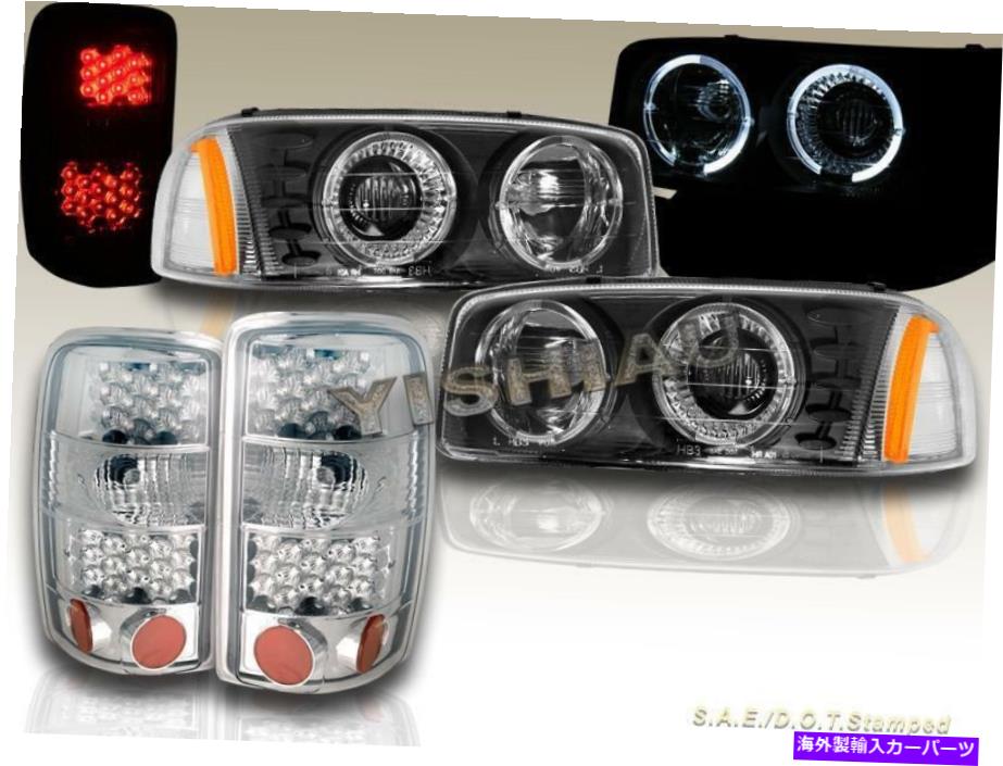 USテールライト 2000-06 Yukon / Yukon XL / Denali Haloプロジェクターヘッドライト+ LEDテールライトクロム 2000-06 YUKON/YUKON XL/DENALI HALO PROJECTOR HEADLIGHTS + LED TAIL LIGHTS CHROME【並行輸入品】｜Us Custom Parts Shop USDM 61,986円