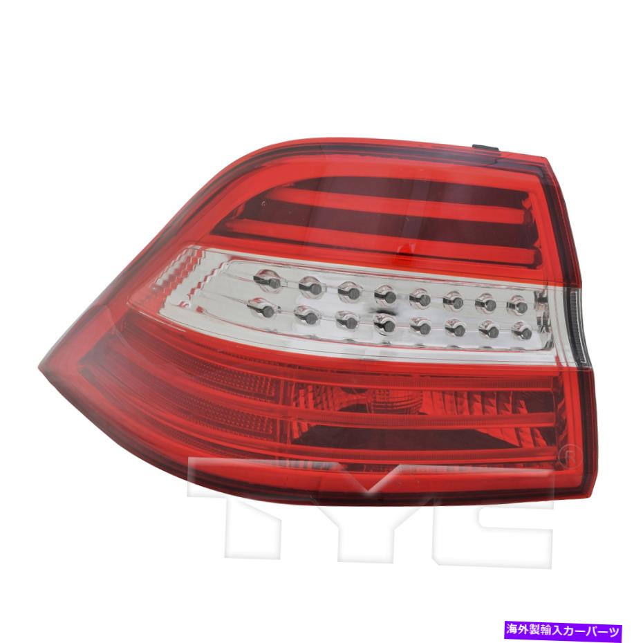 USテールライト Mercedes Mクラス2012-2015モデルのためのTYC左側LEDテールライト照明 TYC Left Side LED Tail Light Assy for Mercedes M Class 2012-2015 Models【並行輸入品】