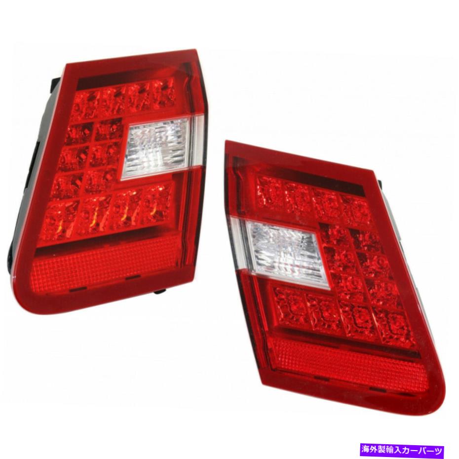 USテールライト Mercedes-Benz E63 AMGテールライト2010 11 2013ペアLHとRHサイドインナー Fits Mercedes-Benz E63 AMG Tail Light 2010 11 12 2013 Pair LH and RH Side Inner【並行輸入品】