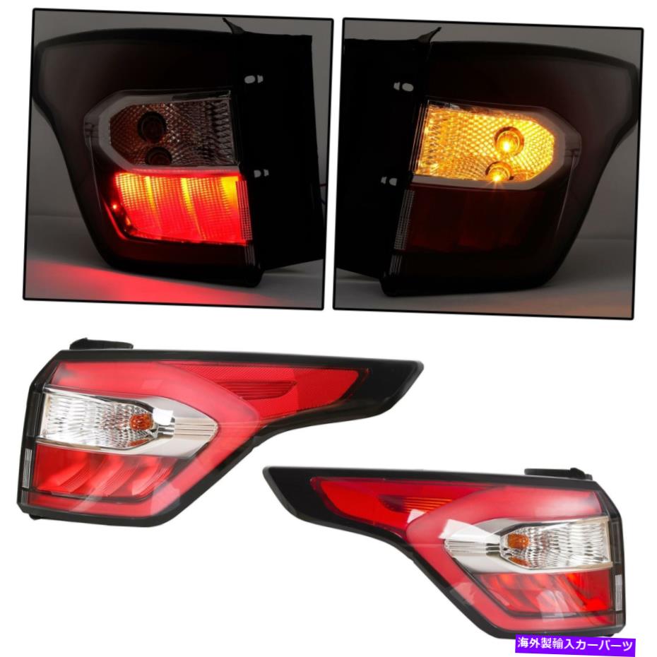 USテールライト Ford Escape Kuga 2017 2018 2018のための左右のサイドテールライトブレーキランプ Left and Right Side Tail Light Brake Lamp For Ford Escape Kuga 2017 2018 2019【並行輸入品】