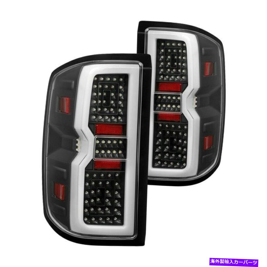 USテールライト シボレーSilverado 1500 14-18 Spyder xtune黒繊維光学LEDテールライト For Chevy Silverado 1500 14-18 Spyder Xtune Black Fiber Optic LED Tail Lights【並行輸入品】｜Us Custom Parts Shop USDM