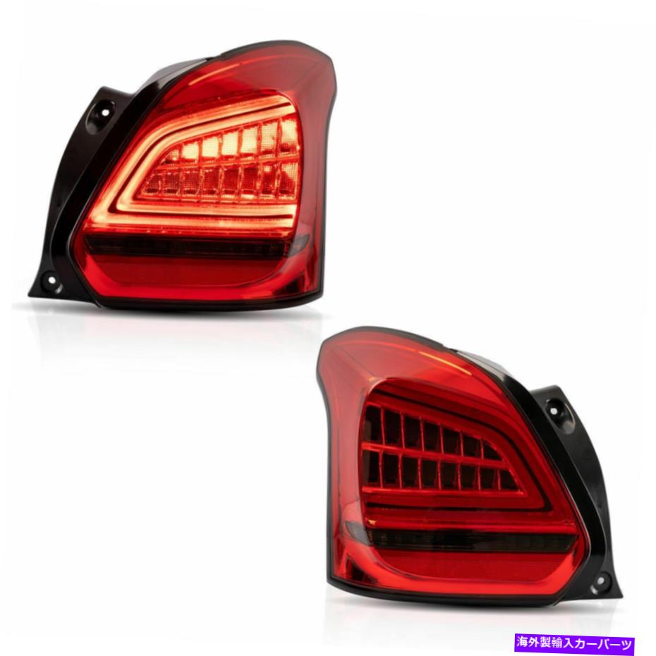 USテールライト 2017-2020 Suzuki Swiftの赤い喫煙全LED順次信号テールライト Red Smoked Full LED Sequential Signal Tail Lights For 2017-2020 Suzuki Swift【並行輸入品】｜Us Custom Parts Shop USDM