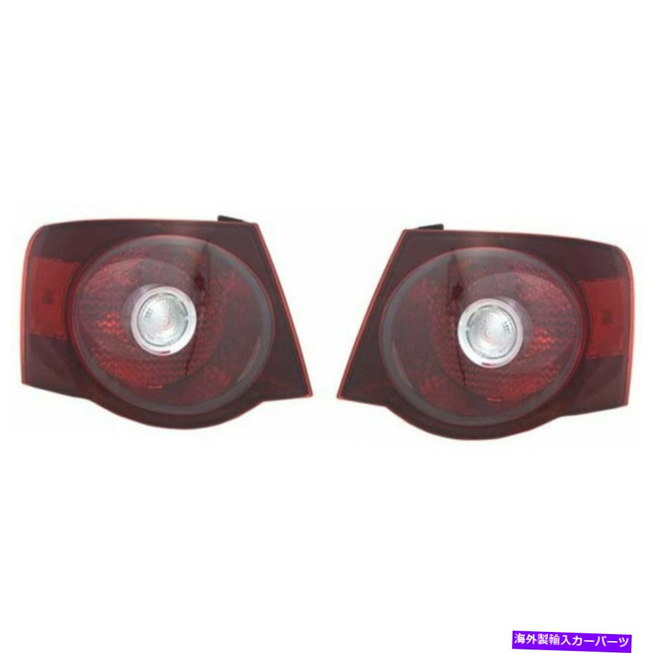 USテールライト FITS 2008 - 2010フォルクスワーゲンジェットテールライトペアサイドドット Fits 2008 - 2010 Volkswagen Jetta Tail Light Pair Side DOT【並行輸入品】