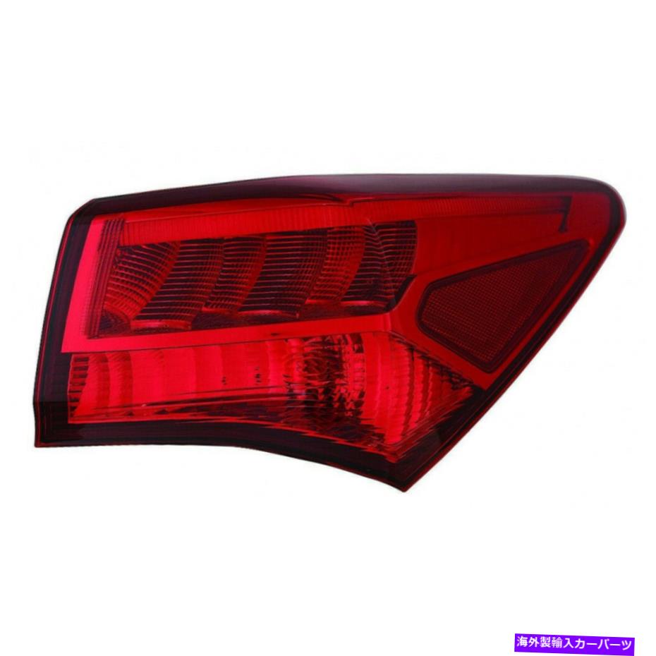 USテールライト Acura TLX外側のテールライト2018年2019年2019年2020旅客サイドクロムカーパ For Acura TLX Outer Tail Light 2018 2019 2020 Passenger Side Chrome CAPA【並行輸入品】|Us Custom Parts Shop USDM
