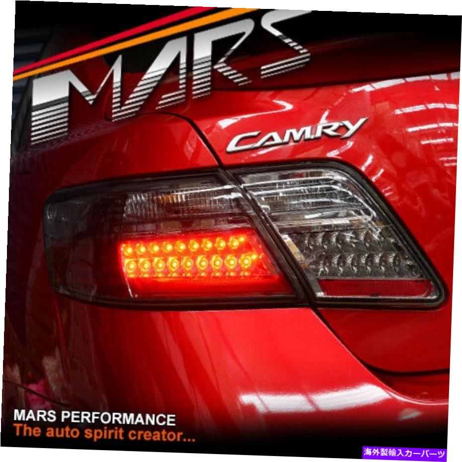 USテールライト トヨタカムリー2007 - 2009年4ドアセダンのためのスモークブラックLEDテールライト Smoked Black LED Tail Lights for TOYOTA CAMRY 2007-2009 4 Doors Sedan【並行輸入品】