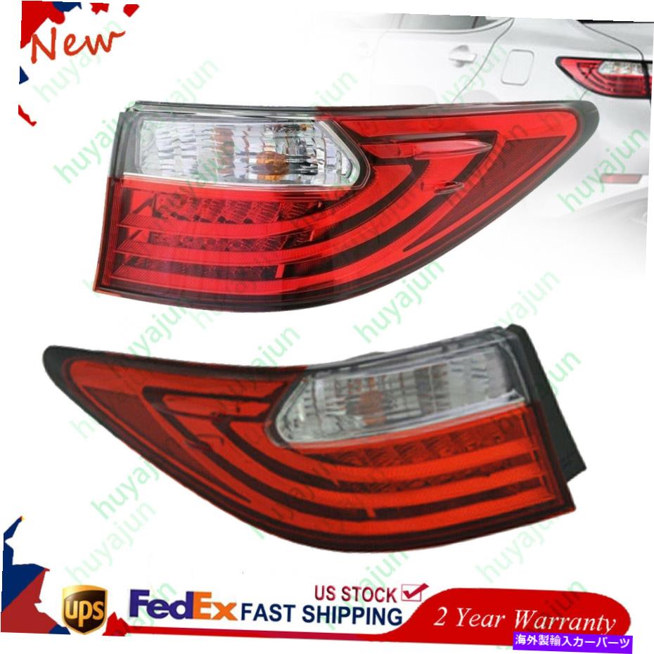 USテールライト Lexus ES300H ES350 2013-15のための左右の外側テールライトランプアセンブリ Left & Right Outer Side Tail Light Lamp Assembly for Lexus ES300h ES350 2013-15【並行輸入品】｜Us Custom Parts Shop USDM