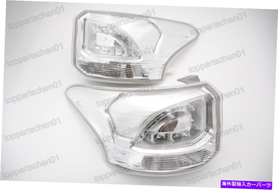 USテールライト 白い外側の後ろのテールライトランプLEDペア2014-2015 White Outer Rear Tail Lights Lamps LED Pair For Mitsubishi Outlander 2014-2015【並行輸入品】