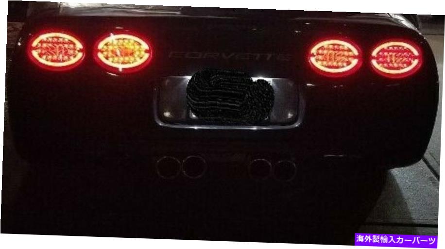 USテールライト NEW 1997-2004コルベットC5リアハローLEDテールライト（Taillight）コンプリートセット NEW 1997-2004 Corvette C5 Rear Halo LED Tail Lights ( Taillight ) Complete Set【並行輸入品】