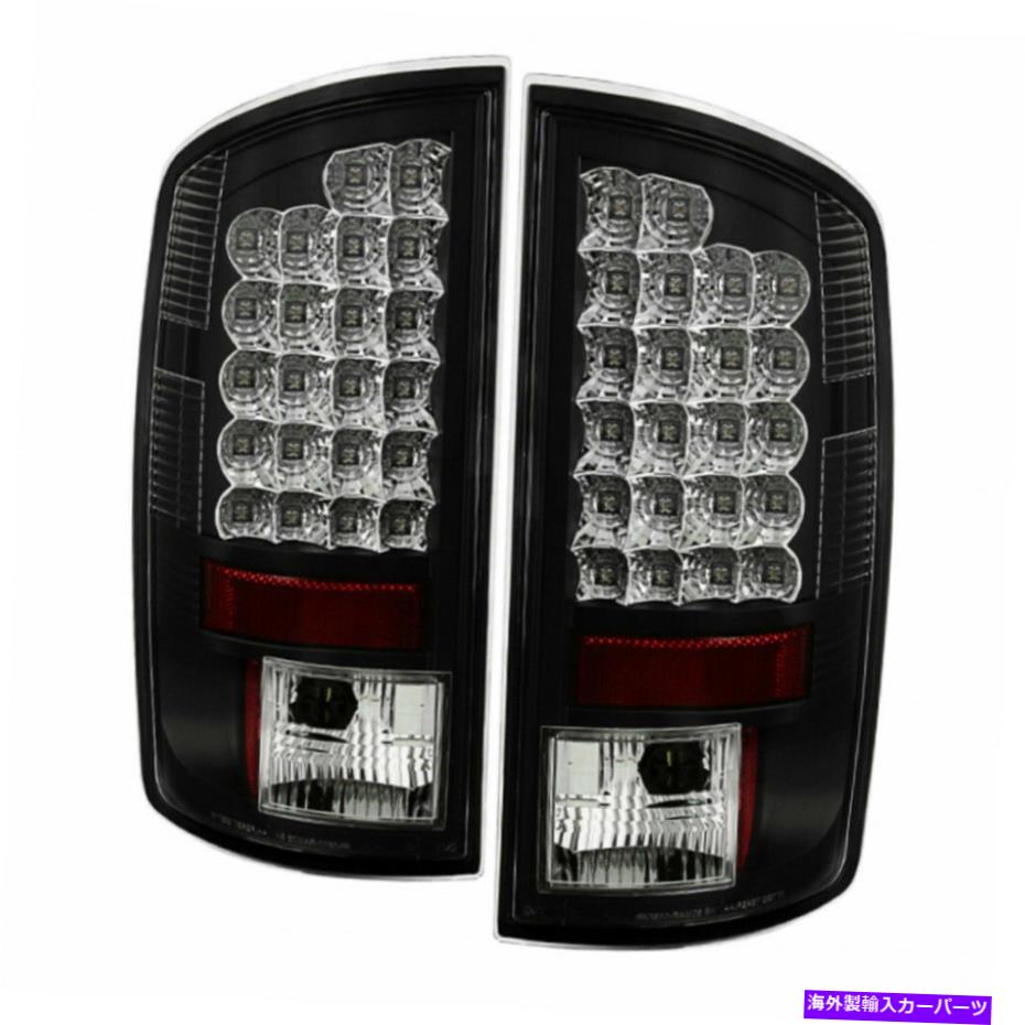 USテールライト Dodge Ram 1500/2500/3500 2007-2009 LEDテールライトブラックのスパイダー Spyder For Dodge Ram 1500 / 2500 / 3500 2007-2009 LED Tail Lights Black【並行輸入品】 64,370円