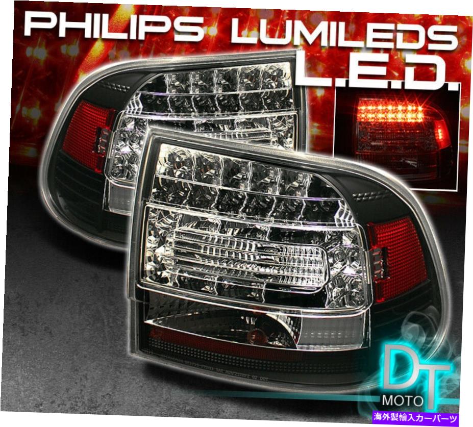 USテールライト ブラック2003-2007ポルシェカイエンルミルドLEDテールライトブレーキランプ左+右 Black 2003-2007 Porsche Cayenne Lumileds LED Tail Lights Brake Lamps Left+Right【並行輸入品】|Us Custom Parts Shop USDM
