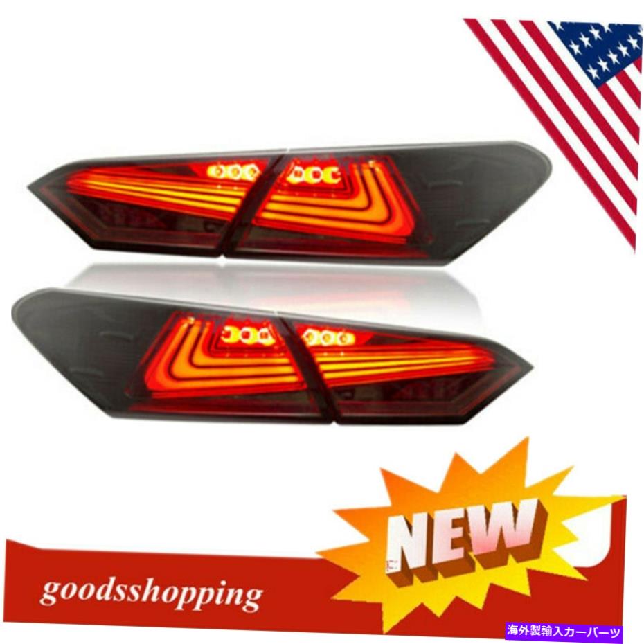 USテールライト トヨタカムリのための2018-2020の煙LED後部ランプアセンブリLEDテールライト For Toyota Camry 2018-2020 Smoke LED Rear Lamps Assembly LED Tail Lights【並行輸入品】 61,191円