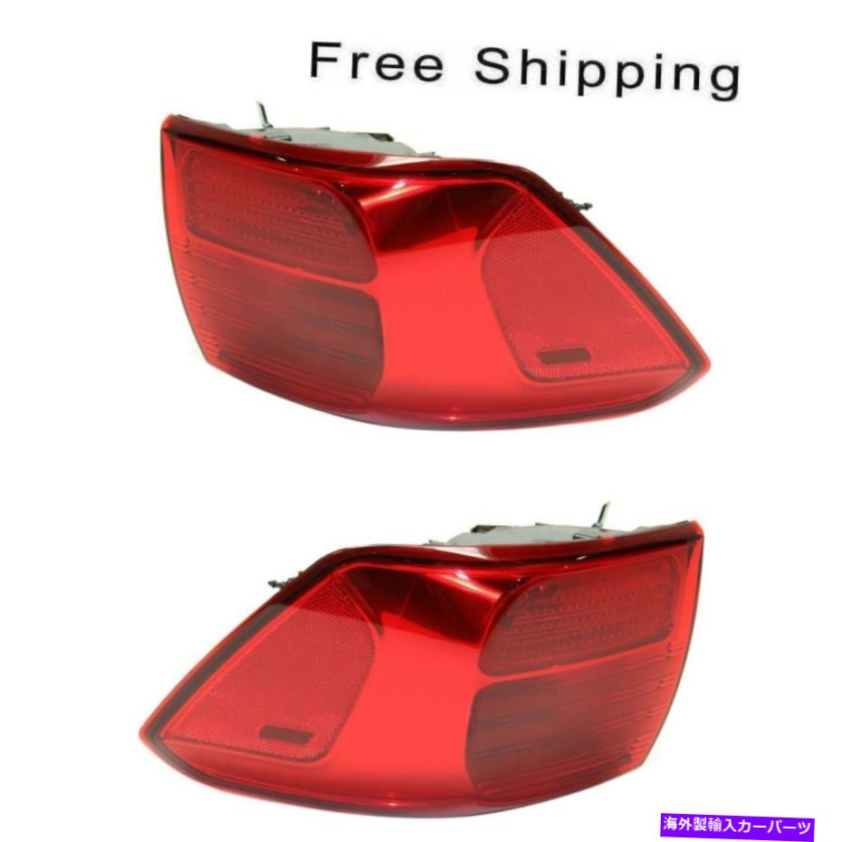 USテールライト テールランプアセンブリセット2本ペアLH&RHサイドアウターフィットKia Sedona 2015-2016 Tail Lamp Assembly Set of 2 Pair LH & RH Side Outer Fits Kia Sedona 2015-2016【並行輸入品】|Us Custom Parts Shop USDM