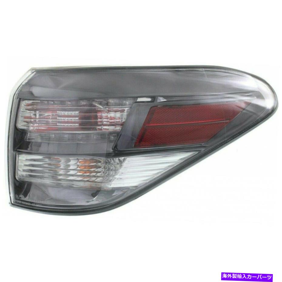 USテールライト フィット2010 2011 2012 Lexus RX350テールライトアセンブリ旅客サイドLX2805105 Fits 2010 2011 2012 LEXUS RX350 Tail Light Assembly Passenger Side LX2805105【並行輸入品】