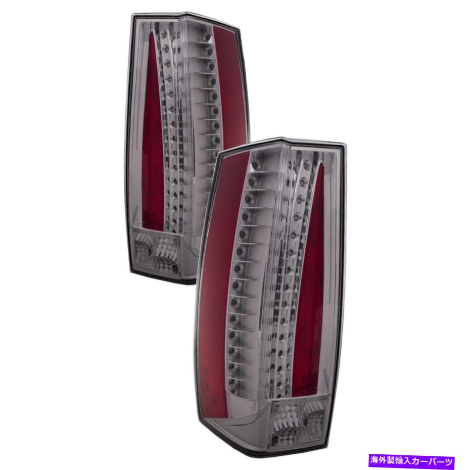USテールライト テールライトセットクリア/クロム左右ペアCADILLAC ESCALADE ESV Tail Lights Set Clear/Chrome Left Right Pair For 2007-2014 Cadillac Escalade ESV【並行輸入品】