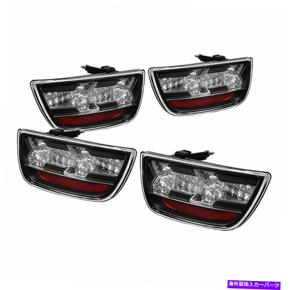USテールライト スパイダーオートLEDテールライト - ブラック/クリア、10-13シボレーカマロ; 5032188 Spyder Auto LED Tail Lights-Black/Clear, 10-13 Chevrolet Camaro; 5032188【並行輸入品】