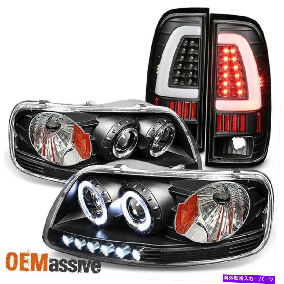 USテールライト 97-03フォードF-150 | 97-99 F-250軽量黒LEDヘッドライト&テールライト For 97-03 Ford F-150 | 97-99 F-250 Light Duty Black LED Headlights & Tail Lights【並行輸入品】|Us Custom Parts Shop USDM