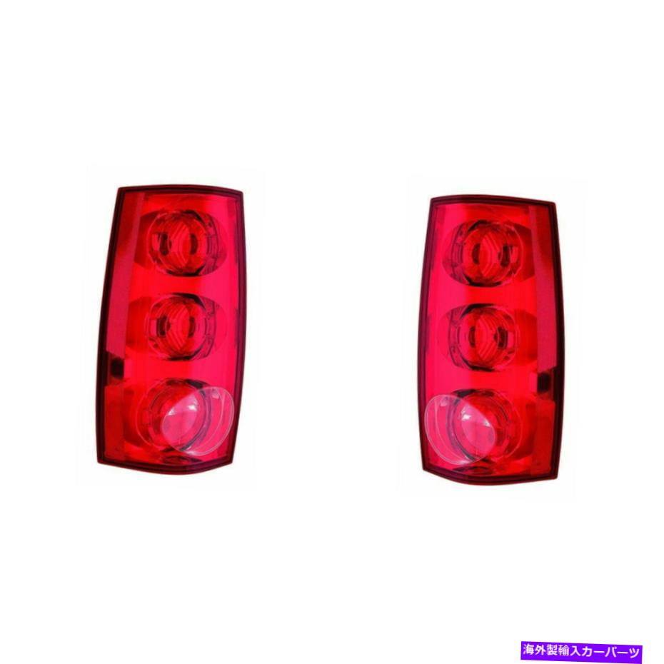 USテールライト GMC Yukon XL 1500テールライト2012-2014 LHおよびRHペアカーパ用 For GMC Yukon XL 1500 Tail Light 2012-2014 LH and RH Pair CAPA【並行輸入品】
