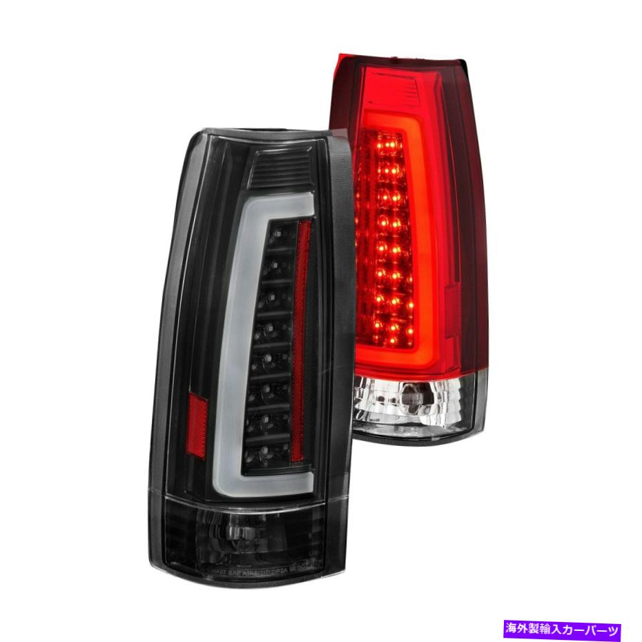 USテールライト Chevy Tahoe 1995-1999 Anzo Black LEDテールライトの場合 For Chevy Tahoe 1995-1999 Anzo Black LED Tail Lights【並行輸入品】
