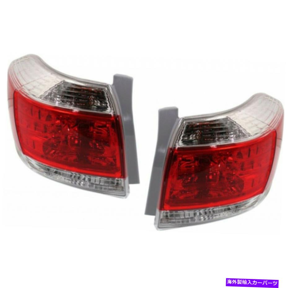 USテールライト 2011-2012トヨタハイランダーテールライトドライバー旅客対ドットW /電球 Fits 2011-2012 Toyota Highlander Tail Light Driver Passenger Pair DOT w/Bulbs【並行輸入品】|Us Custom Parts Shop USDM
