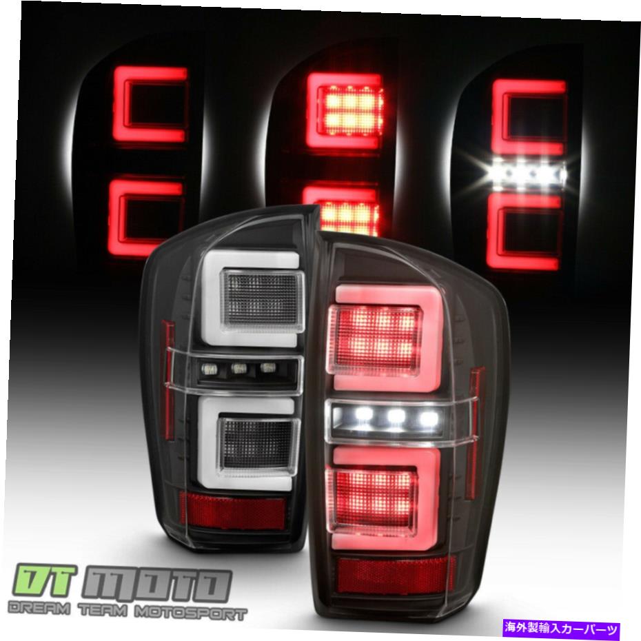 USテールライト 2016-2019トヨタタコマ全LEDチューブテールライトランプブラック左+右 For 2016-2019 Toyota Tacoma Full LED Tube Tail Lights Lamps Black Left+Right【並行輸入品】｜Us Custom Parts Shop USDM