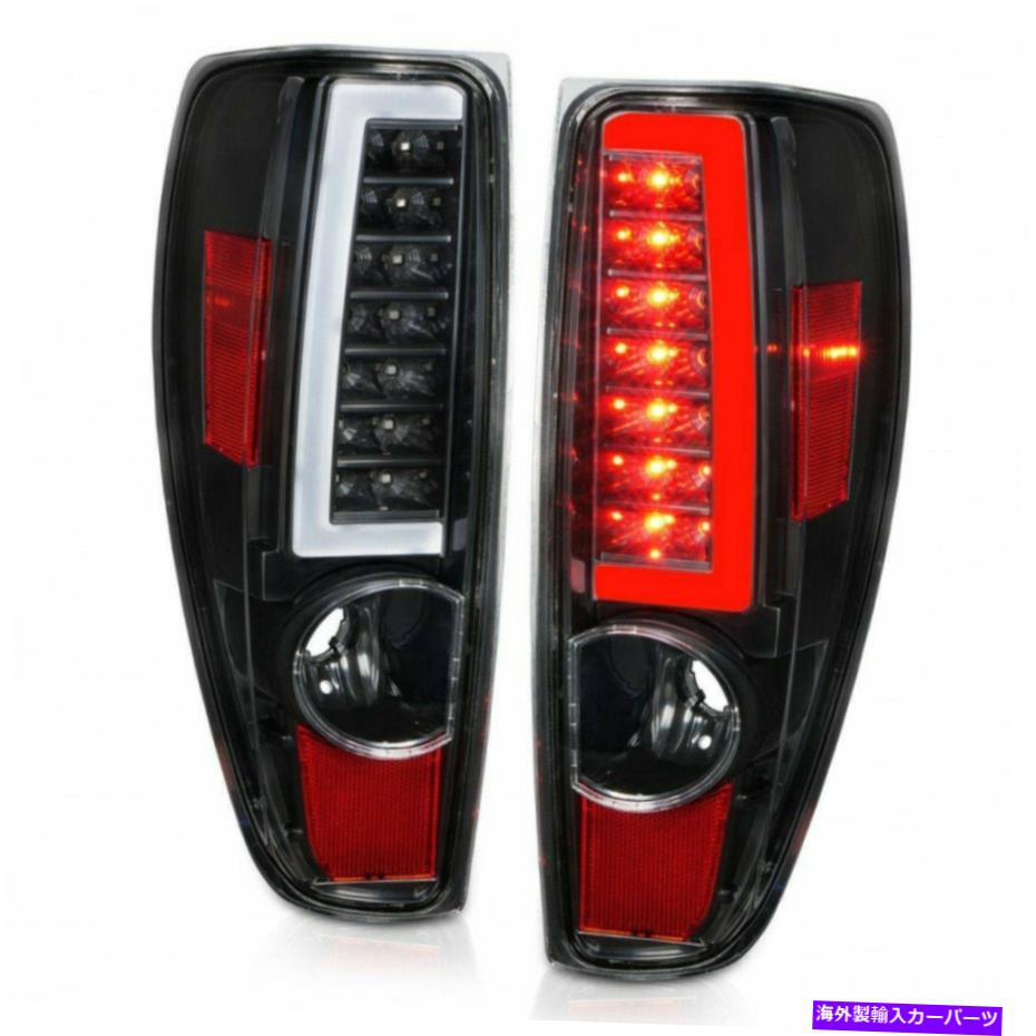 USテールライト Chevy Colorado 2004-2012テールライトLED W /ライトバーブラックハウジングのためのアナゾ ANZO For Chevy Colorado 2004-2012 Tail Lights LED w/ Light Bar Black Housing【並行輸入品】