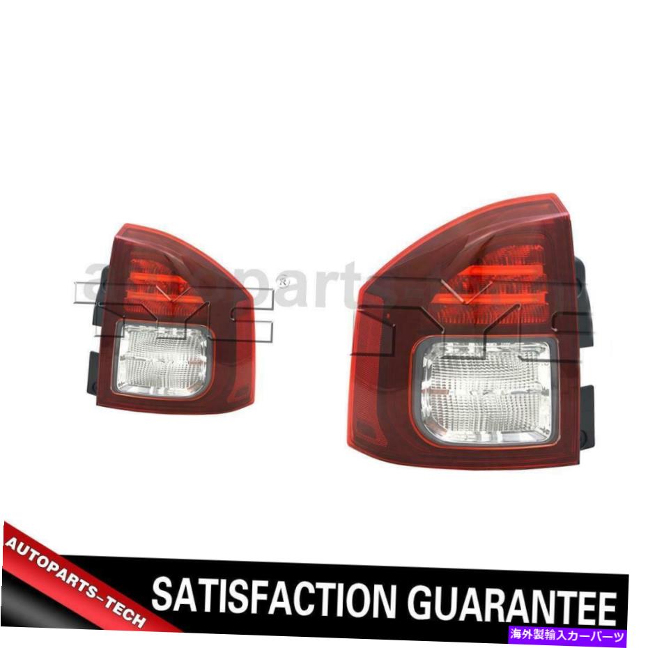 USテールライト ジープ2014~2017のための2ピースTYCテールライトアセンブリ 2PCS TYC Tail Light Assembly Left Right For Jeep 2014~2017【並行輸入品】