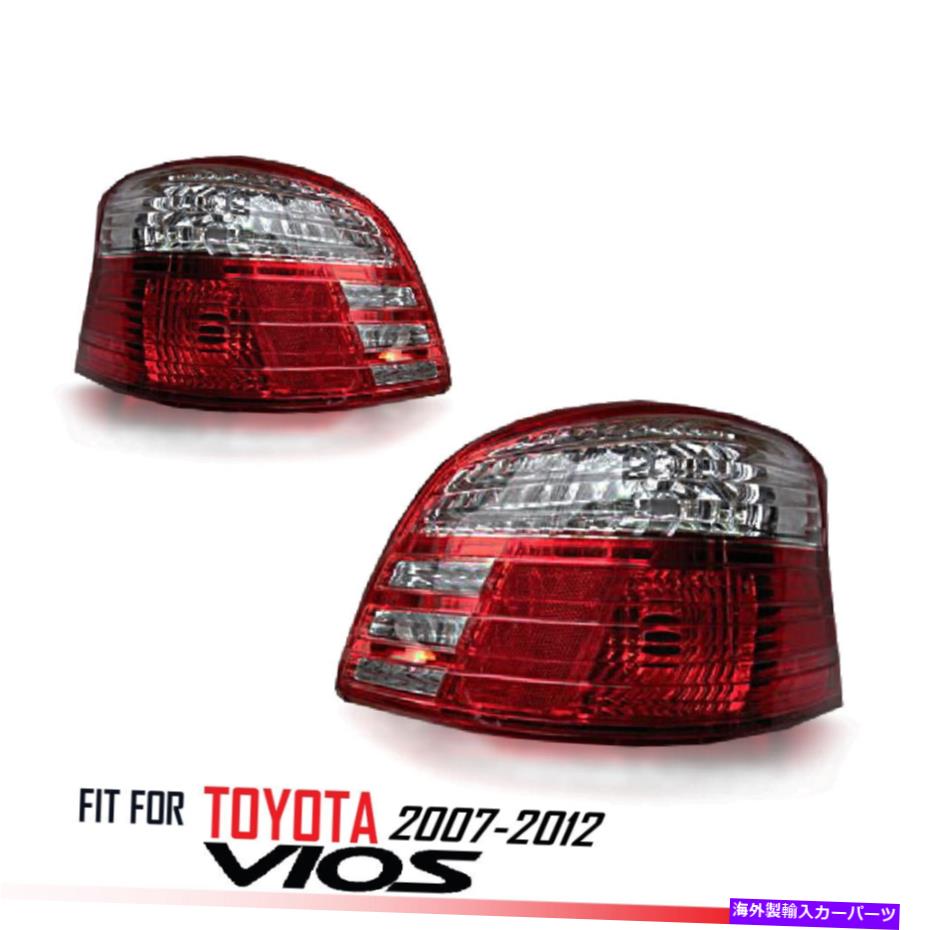 USテールライト トヨタソルナVios Yaris Vitz Sedan 2007-13のためのリアテールライト左右側 REAR TAIL LIGHT LEFT RIGHT SIDE FOR TOYOTA SOLUNA VIOS YARIS VITZ SEDAN 2007-13【並行輸入品】|Us Custom Parts Shop USDM