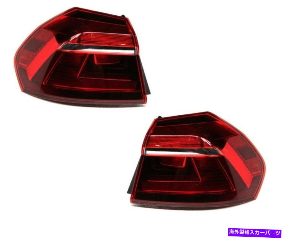USテールライト FITフォルクスワーゲンパサート2016-2019 Taillightsテールライトリアランプペア FIT VOLKSWAGEN PASSAT 2016-2019 TAILLIGHTS TAIL LIGHTS REAR LAMPS PAIR NEW【並行輸入品】|Us Custom Parts Shop USDM