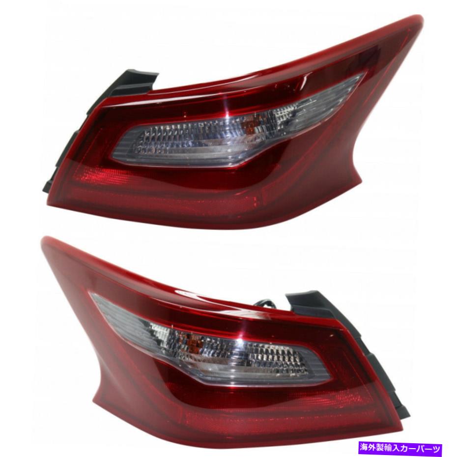 USテールライト 日産アルティマテールライト2018外部RHとLHペア/セットNI2804112 + NI2805112 For Nissan Altima Tail Light 2018 Outer RH and LH Pair/Set NI2804112 + NI2805112【並行輸入品】