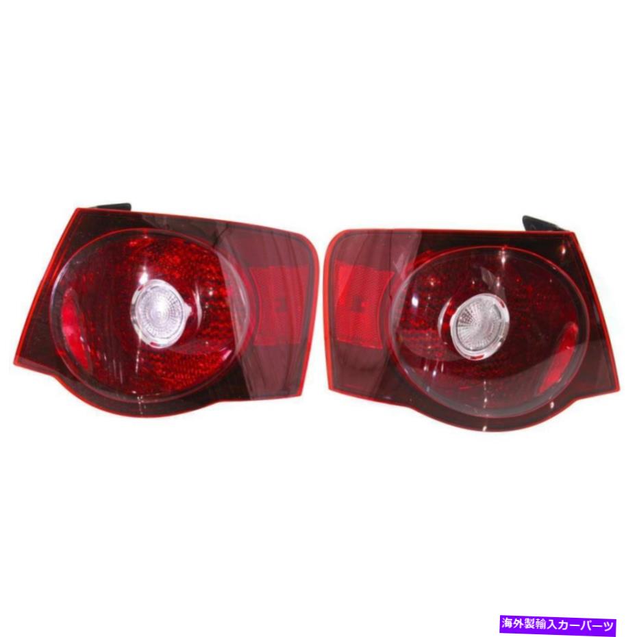 USテールライト 新しいVW2801127、VW2800127テールライトセットJetta 2008-2010 New VW2801127, VW2800127 Tail Light Set for Volkswagen Jetta 2008-2010【並行輸入品】