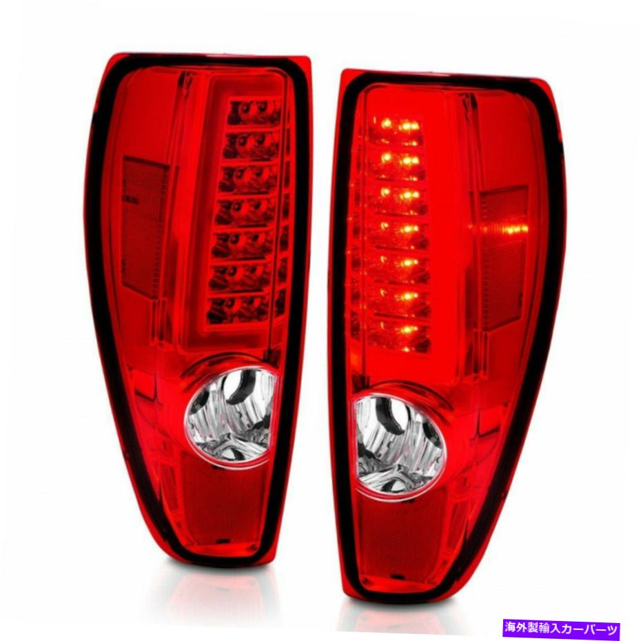 USテールライト GMCキャニオン04-12テールライトLED W /ライトバークロームハウジング赤/クリア ANZO For GMC Canyon 04-12 Tail Lights LED w/ Light Bar Chrome Housing Red/Clear【並行輸入品】 62,780円
