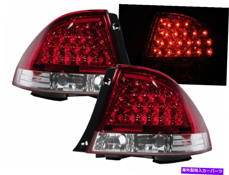 USテールライト Altezza 1999-2005 XE10 LEDテールリアライトV1レッド/クリア ALTEZZA 1999-2005 XE10 LED Tail Rear Light V1 Red/CLEAR for TOYOTA【並行輸入品】