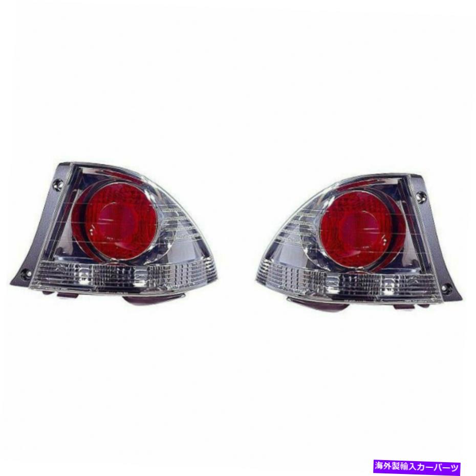 USテールライト 2002年 - 2003年のレクサスは300テールライトペアです For 2002 - 2003 LEXUS IS300 Tail Light Pair【並行輸入品】