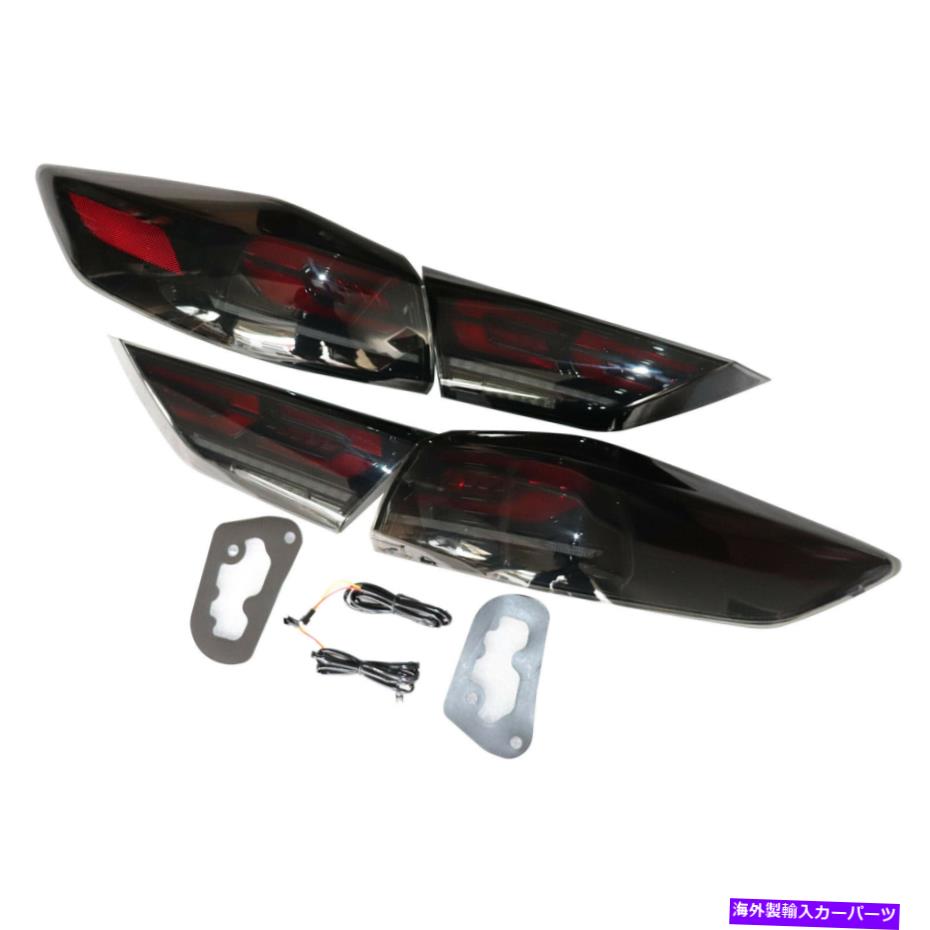 USテールライト Hyundai Elantra 2017 2017 2017のための2倍のLED Taillightsリアブレーキランプアセンブリ 2x LED Taillights Rear Brake Lamps Assembly For Hyundai Elantra 2016 2017 2018【並行輸入品】