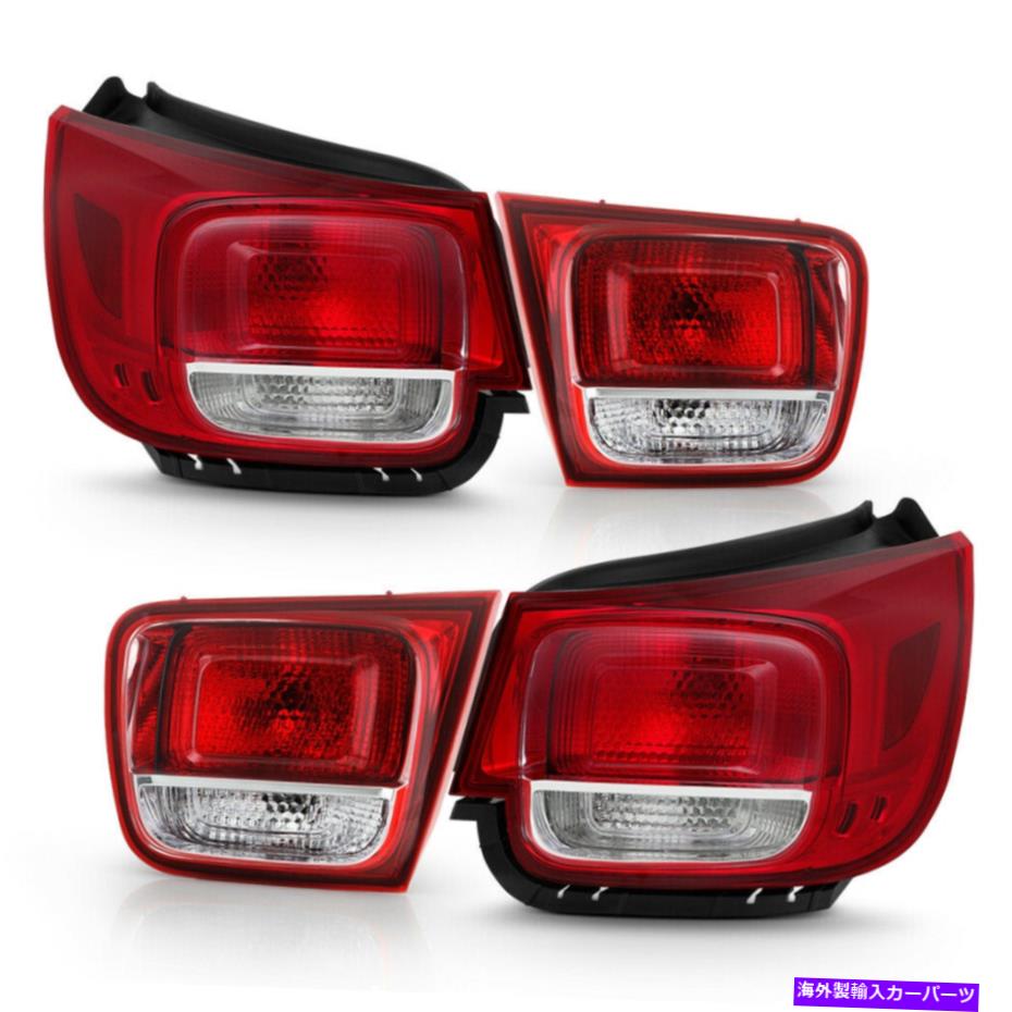 USテールライト 2013-2015 Chevy Malibu LS LT Eco以外のLEDテールライトブレーキランプPAIR LEFT + right 2013-2015 Chevy Malibu LS LT Eco Non-LED Tail Lights Brake Lamps Pair Left+Right【並行輸入品】