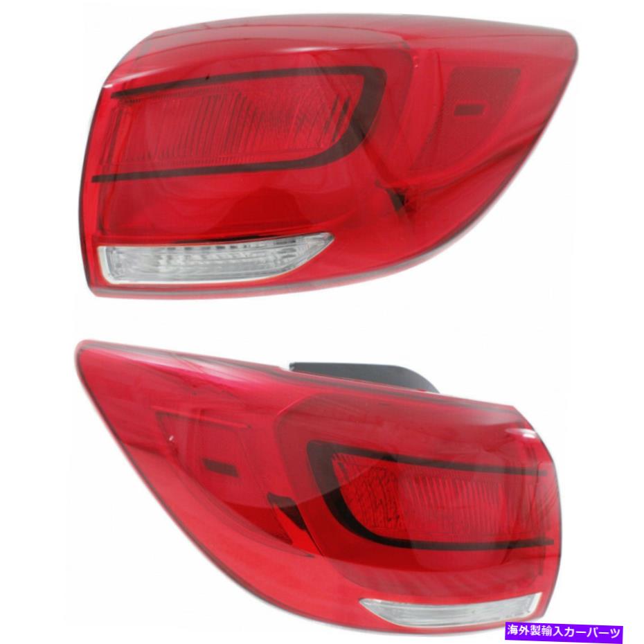 USテールライト フィット2014年2015年2015年2016年KIA Sportage Ex | LX外側テールライトペアDOT KI2805121 Fits 2014 2015 2016 KIA Sportage EX|LX Outer Tail Light Pair DOT KI2805121【並行輸入品】|Us Custom Parts Shop USDM