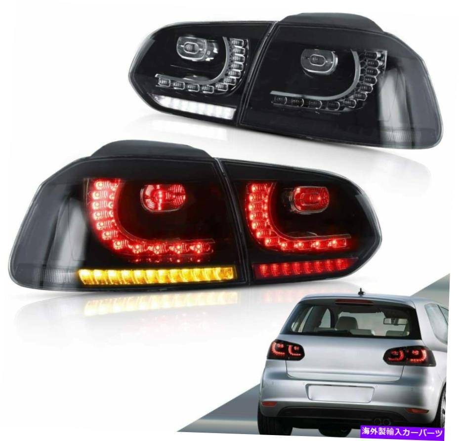 USテールライト VictocarスモークテールライトフィットフォームヴォルクスワーゲンVWゴルフ6 MK6 GTI 2010-2014ランプ Victocar Smoked Tail Light Fit For Volkswagen VW Golf 6 MK6 GTI 2010-2014 Lamps【並行輸入品】