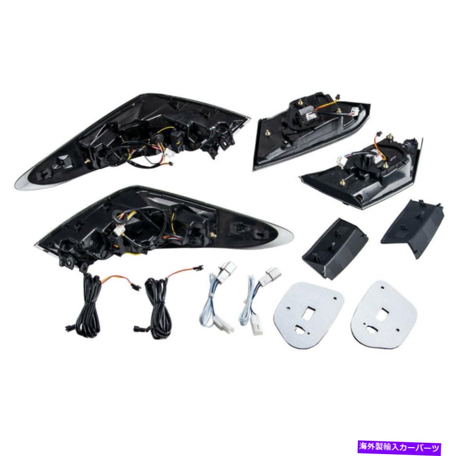 USテールライト Toyota Camry 18 19 20のための2ピースのスモック色のLEDテールライト順番ターンライト 2pcs Smock Tinted LED Tail Light Sequential Turn Light for Toyota Camry 18 19 20【並行輸入品】