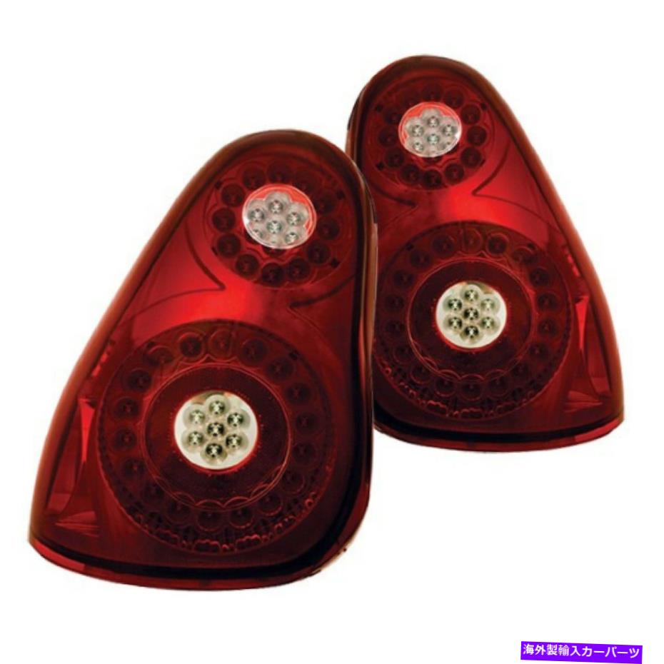 USテールライト 06-07のChevy Monte CarloのためのIPCW LEDT-348CRクロムド赤/クリアLEDテールライト IPCW LEDT-348CR Chromed Red/Clear LED Tail Lights for 06-07 Chevy Monte Carlo【並行輸入品】